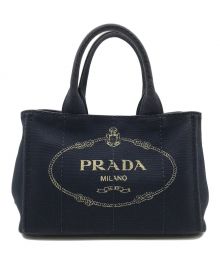 PRADA（プラダ）の古着「CANAPA」｜ネイビー