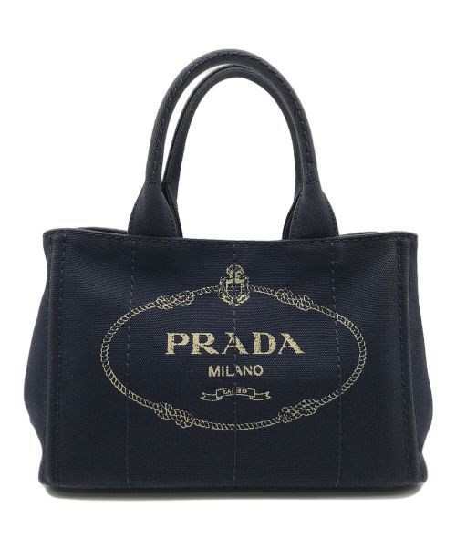 PRADA（プラダ）PRADA (プラダ) CANAPA ネイビーの古着・服飾アイテム