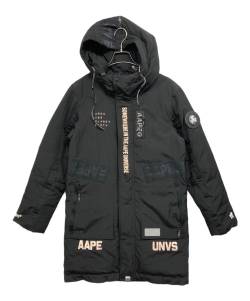 Aape BY A BATHING APE（エーエイプ バイ アベイシングエイプ）AAPE BY A BATHING APE (エーエイプ バイ アベイシングエイプ) ダウンコート ブラック サイズ:Sの古着・服飾アイテム