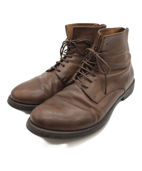 OFFICINE CREATIVE（オフィチーネクリエイティブ）OFFICINE CREATIVE (オフィチーネクリエイティブ) Hive 016 Ankle Boots ブラウン サイズ:25.5の古着・服飾アイテム