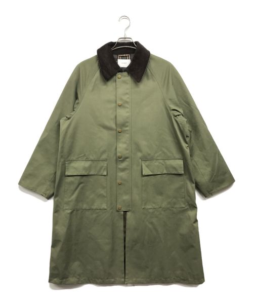 INHERIT（インヘリット）INHERIT (インヘリット) 2LAYER HYDE PARKコート カーキ サイズ:Mの古着・服飾アイテム