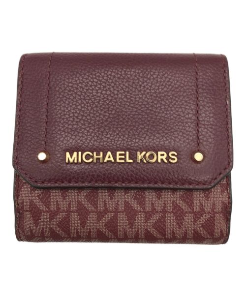 MICHAEL KORS（マイケルコース）MICHAEL KORS (マイケルコース) 財布 ボルドーの古着・服飾アイテム