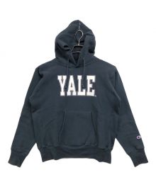 Champion×YALE（チャンピオン×イェール）の古着「リバースウィーブスウェットパーカー」｜ネイビー