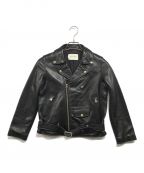 beautiful peopleビューティフルピープル）の古着「vintage leather riders jacket」｜ブラック