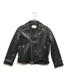 beautiful people（ビューティフルピープル）の古着「vintage leather riders jacket」｜ブラック