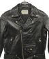 beautiful people (ビューティフルピープル) vintage leather riders jacket ブラック サイズ:150：18000円