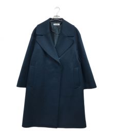 JIL SANDER（ジルサンダー）の古着「シルク混ウールリバーコート」｜ブルー