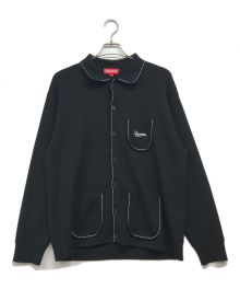 SUPREME（シュプリーム）の古着「22AW Contrast Stitch Button Up」｜ブラック