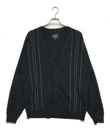 HUF（ハフ）の古着「CHAIN LINK CARDIGAN」｜ブラック