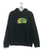 stussyステューシー）の古着「Mushroom 50/50 Hood」｜ブラック