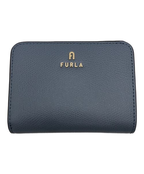 FURLA（フルラ）FURLA (フルラ) CAMELIA S コンパクト ウォレット ブルーの古着・服飾アイテム