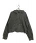 rosen kreuz（ローゼンクロイツ）の古着「studded damage cropped zip up」｜グレー