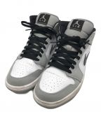 NIKEナイキ）の古着「Air Jordan 1 Mid」｜Light Smoke Grey/Whi