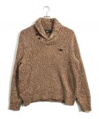 RRLダブルアールエル）の古着「Rust marl shawl collar sweater」｜ブラウン