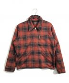 RRLダブルアールエル）の古着「Plaid Fleece Jacket」｜レッド