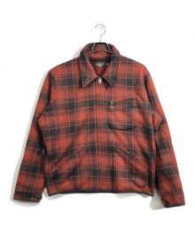 RRL（ダブルアールエル）の古着「Plaid Fleece Jacket」｜レッド