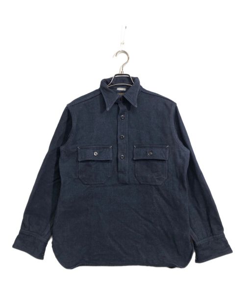 WAREHOUSE（ウエアハウス）WAREHOUSE (ウエアハウス) ジョングラッコー コットンシャツ インディゴ サイズ:38の古着・服飾アイテム