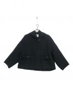 FASHIRUファシル）の古着「hoodie wool short coat」｜グレー