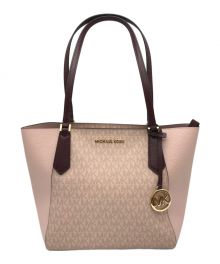 MICHAEL KORS（マイケルコース）の古着「シグネクチャートートバッグ」｜ピンク