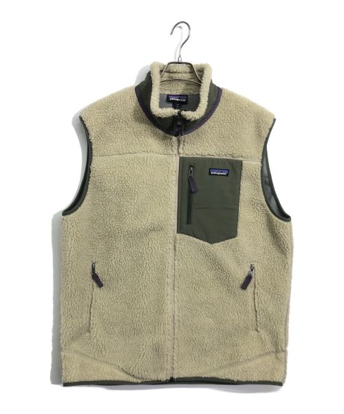 Patagonia（パタゴニア）Patagonia (パタゴニア) クラシック・レトロX・ベスト アイボリー×カーキ サイズ:XLの古着・服飾アイテム