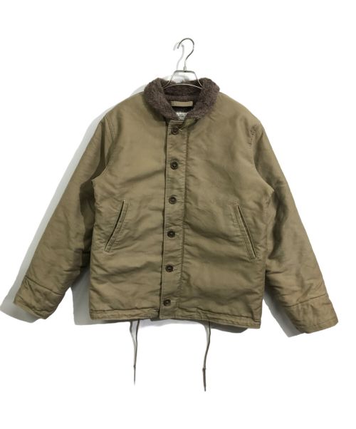 WAREHOUSE（ウエアハウス）WAREHOUSE (ウエアハウス) N-1デッキジャケット カーキ サイズ:38の古着・服飾アイテム