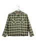 HIDE AND SEEK（ハイドアンドシーク）の古着「Ombre Check L/S Shirt」｜グリーン