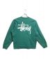 stussy (ステューシー) ロゴスウェット グリーン サイズ:S：6000円