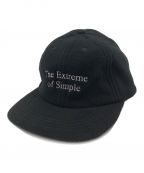 ENNOYエンノイ）の古着「The Extreme of Simple Cap」｜ブラック