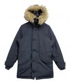 POLO RALPH LAURENポロ・ラルフローレン）の古着「ANNEX FAUX FUR TRIMMED DOWN PARKA」｜ネイビー