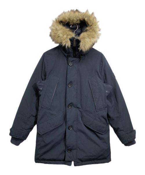 POLO RALPH LAUREN（ポロ・ラルフローレン）POLO RALPH LAUREN (ポロ・ラルフローレン) ANNEX FAUX FUR TRIMMED DOWN PARKA ネイビー サイズ:Sの古着・服飾アイテム