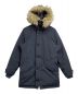 POLO RALPH LAUREN（ポロ・ラルフローレン）の古着「ANNEX FAUX FUR TRIMMED DOWN PARKA」｜ネイビー