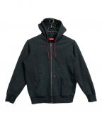 SUPREMEシュプリーム）の古着「Dobby Zip Hoodie」｜ブラック