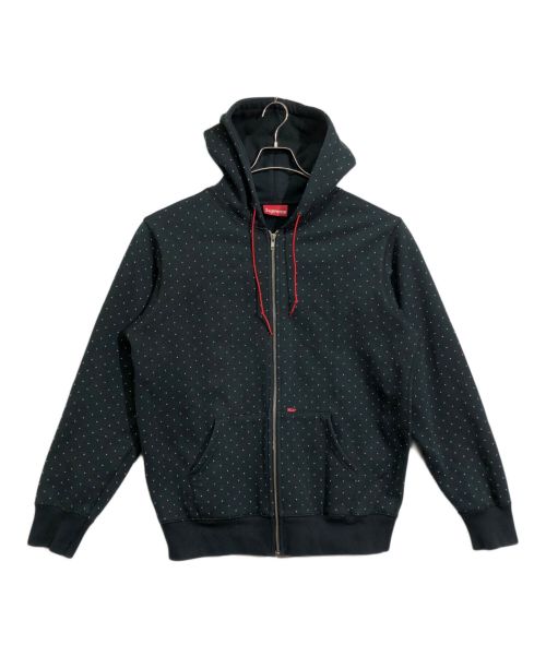 SUPREME（シュプリーム）SUPREME (シュプリーム) Dobby Zip Hoodie ブラック サイズ:Lの古着・服飾アイテム