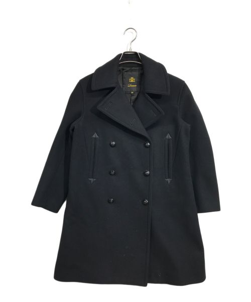 DRAWER（ドゥロワー）Drawer (ドゥロワー) ウールメルトンP-COAT ブラック サイズ:36の古着・服飾アイテム