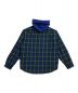 Supreme (シュプリーム) TArtan Flannel Hooded Shirt ブルー サイズ:M：18000円