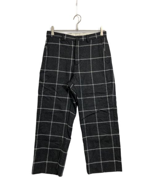 SUPREME（シュプリーム）Supreme (シュプリーム) Window pane wool trouser ブラック サイズ:w30の古着・服飾アイテム