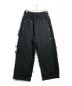 MUZE（ミューズ）の古着「SWEAT DOCKING DENIM TROUSERS」｜ブラック