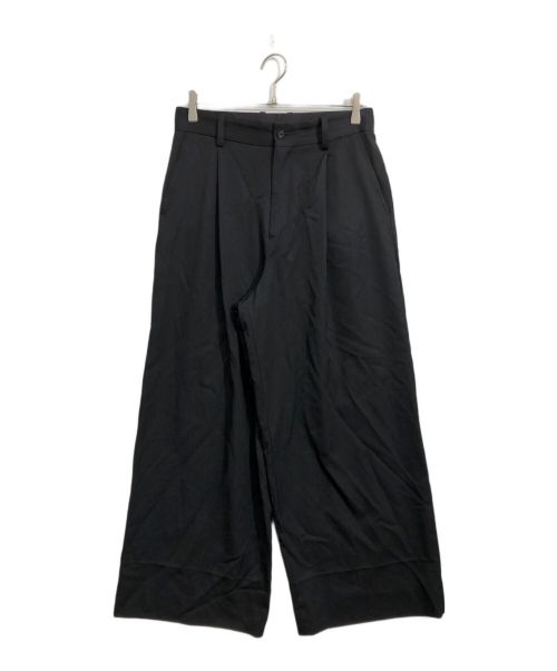 stein（シュタイン）stein (シュタイン) EXTRA WIDE TROUSERS ブラック サイズ:Mの古着・服飾アイテム