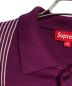 中古・古着 Supreme (シュプリーム) Striped Polo Sweater パープル サイズ:XL：16000円