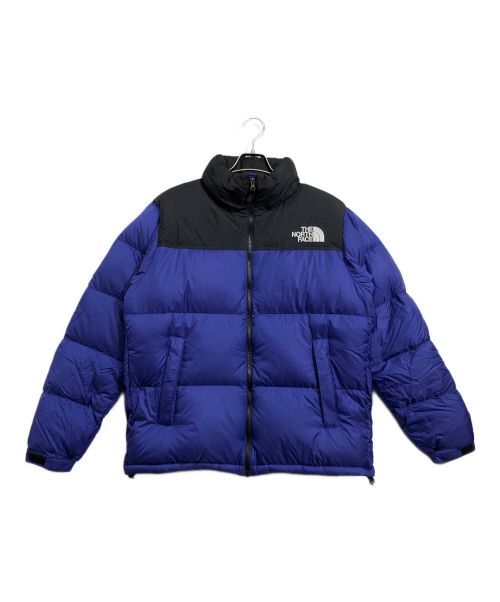 THE NORTH FACE（ザ ノース フェイス）THE NORTH FACE (ザ ノース フェイス) ヌプシジャケット ブラック×ブルー サイズ:XLの古着・服飾アイテム