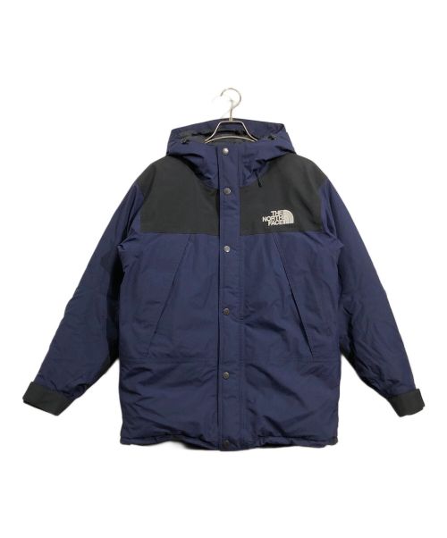 THE NORTH FACE（ザ ノース フェイス）THE NORTH FACE (ザ ノース フェイス) マウンテンダウンジャケット ブラック×ネイビー サイズ:Lの古着・服飾アイテム