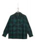 Subculture（サブカルチャー）の古着「WOOL CHECK SHIRT」｜ブルー×グリーン