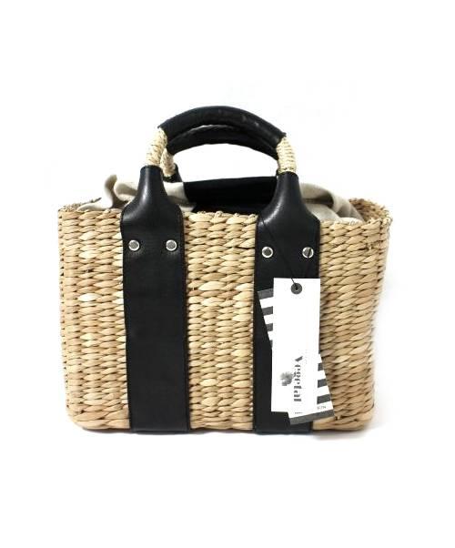 中古 古着通販 Flea Store Vegetal フリーストアベジタル Bangkuan Tote M カゴバッグ ベージュ ブラック サイズ One 18ss ブランド 古着通販 トレファク公式 Trefac Fashion