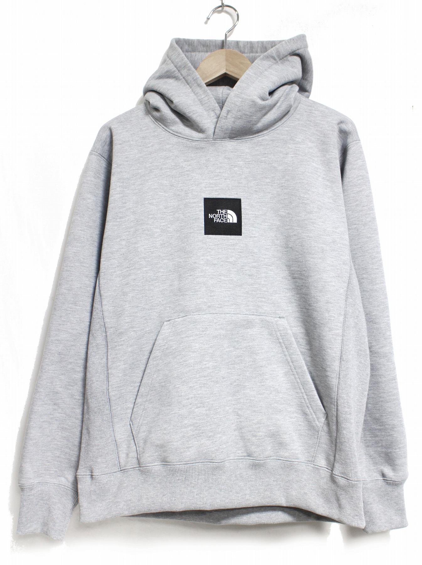 the north face heather logo big hoodie