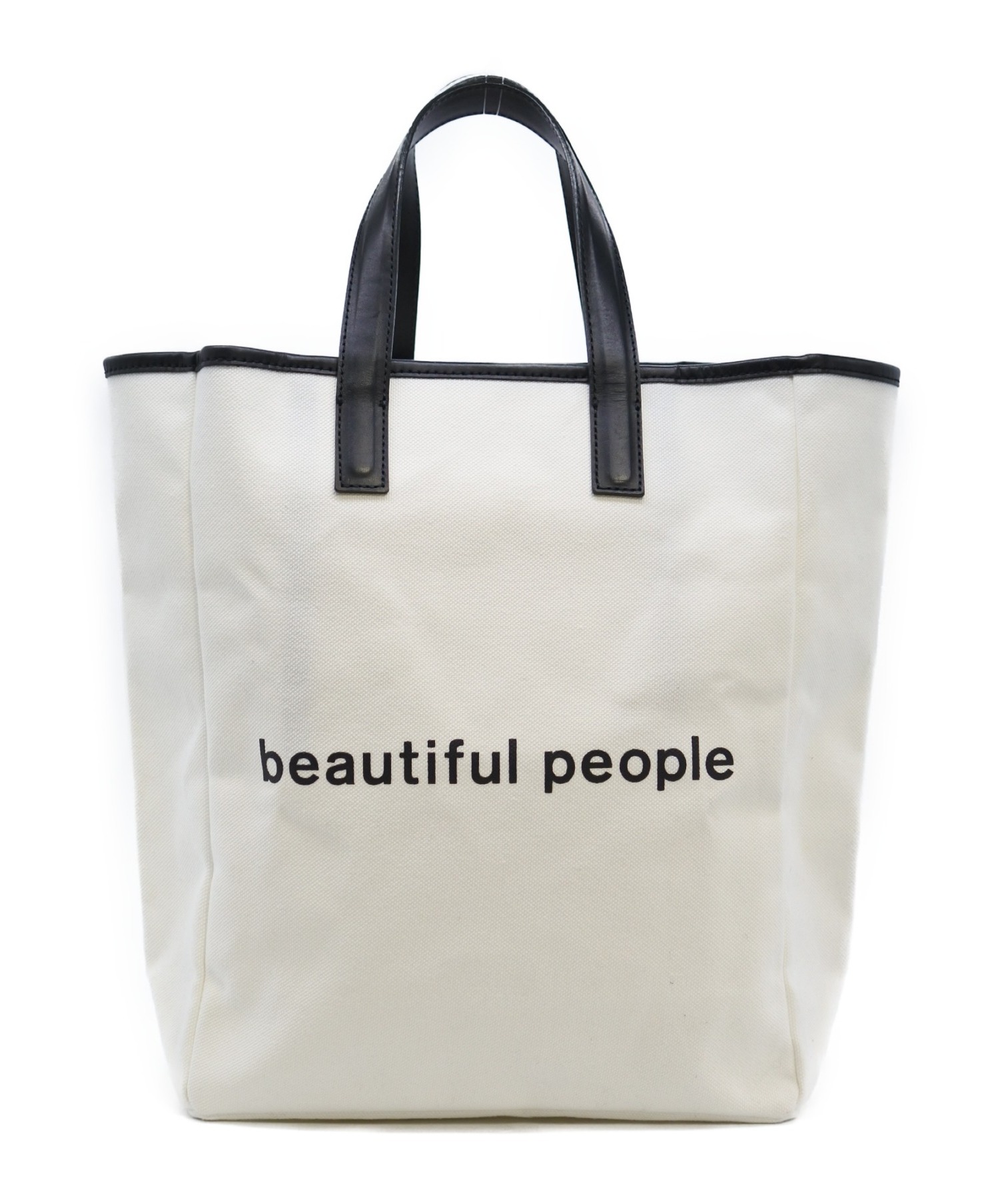 中古 古着通販 Beautiful People ビューティフルピープル キャンバスハンドバッグ ホワイト サイズ 下記参照 ブランド 古着通販 トレファク公式 Trefac Fashion