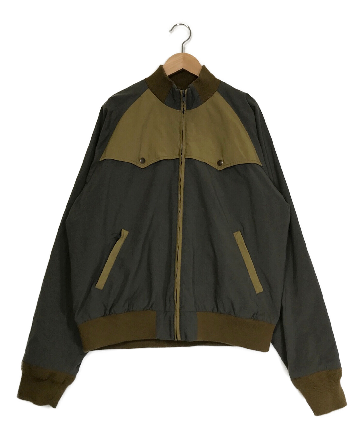 中古 古着通販 Maison Martin Margiela メゾンマルタンマルジェラ Two Tone Waterproof Sports Blouson オリーブ サイズ 48 ブランド 古着通販 トレファク公式 Trefac Fashion