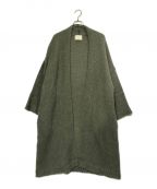 ARGUEアーギュ）の古着「KID MOHAIR WIDE COVER KNIT GOWN(」｜カーキ