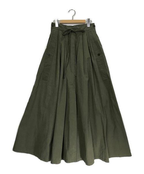 中古・古着通販】CLANE (クラネ) 2WAY MILITARY VOLUME SKIRT カーキ