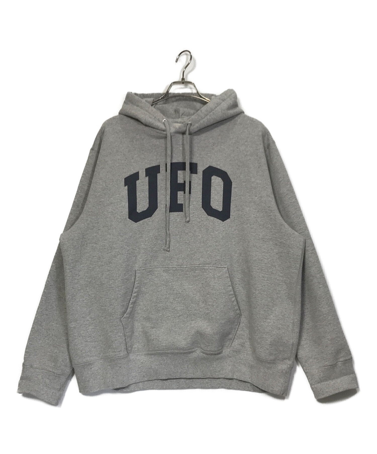 upper field one (アッパー フィールド ワン) UFO THE COOP HOODED SWEATSHIRT グレー サイズ:XXL