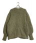 CLANE (クラネ) COLOR MOHAIR SHAGGY CARDIGAN グリーン サイズ:1：10800円